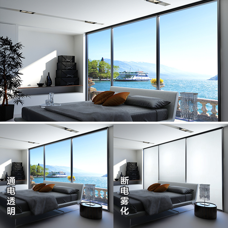 Magic Pdlc Switchable Smart Glass Film/Self-Adhesive Electric Smart Window Glass Tint Film/Electronic Privacy Film