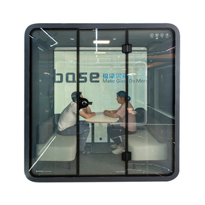 private vocal recording sound proof meeting acoustic pod telephone office soundproof phone booth