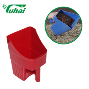 Hot Sale Large Capacity Plastic Feeding Scoop For Horse Hay Feeder/cattle feeder