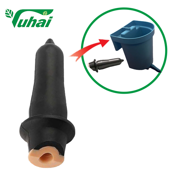 Black Calf Feeding Teats Rubber Bottle Nipples/cattle feeder