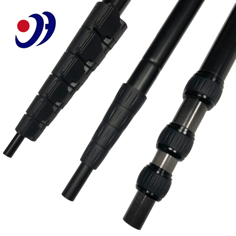 High Pressure Flexible Custom 3k Reinforced Glossy Extendable Carbon Fiber Swimming Pool Telescopic Pole