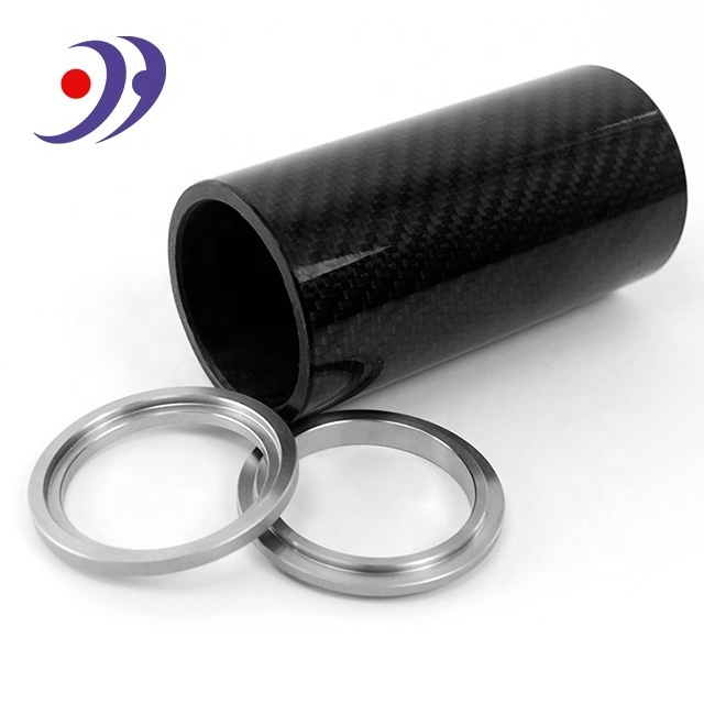 China Yuhang 50mm 100mm 120mm Strength Custom Pultruded Round Square Curved  3k Carbon Fiber Tube Connectors