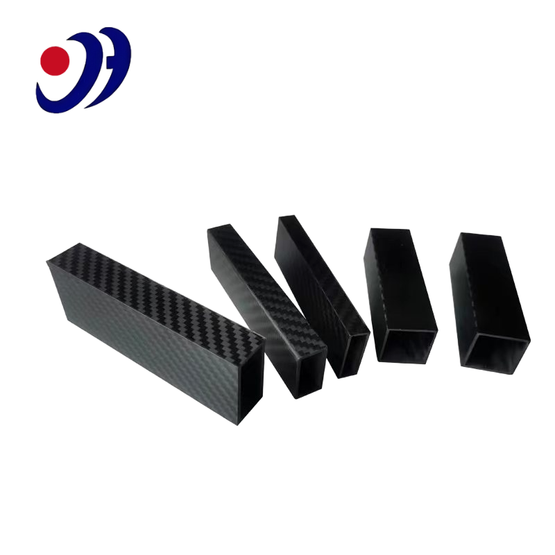 YuHang Factory Sale Made Custom Pultrusion Black L Shaped Square Rectangular Carbon Fiber Tube Pipe