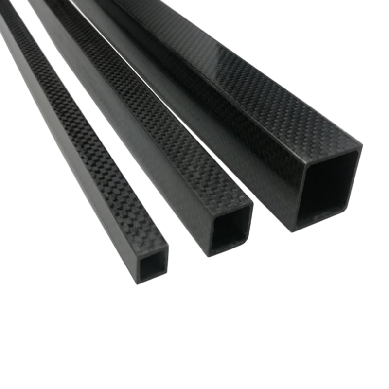 YuHang Factory Sale Made Custom Pultrusion Black L Shaped Square Rectangular Carbon Fiber Tube Pipe