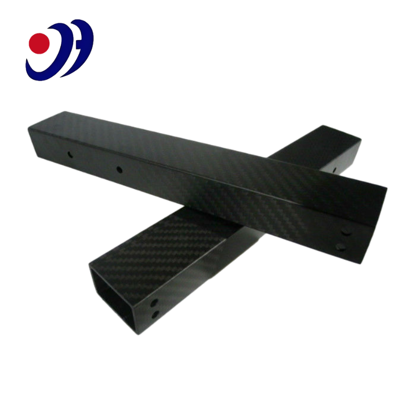 YuHang Factory Sale Made Custom Pultrusion Black L Shaped Square Rectangular Carbon Fiber Tube Pipe