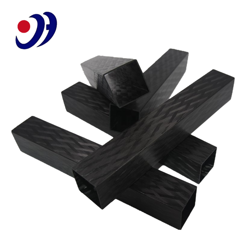 YuHang Factory Sale Made Custom Pultrusion Black L Shaped Square Rectangular Carbon Fiber Tube Pipe