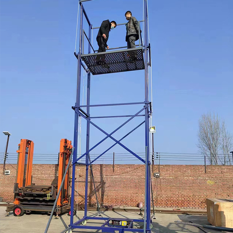 Electric Scaffolding Lift Mobile Remote Control Automatic Indoor and Outdoor Decoration Portable Lifting Platform