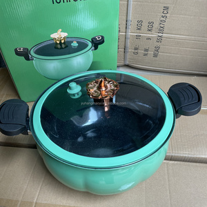 8L Orange Pumpkin Micro Pressure Pots New Home Type Soup Pot Multifunctional Non Stick Gas Stove Universal Soup Pot cookware