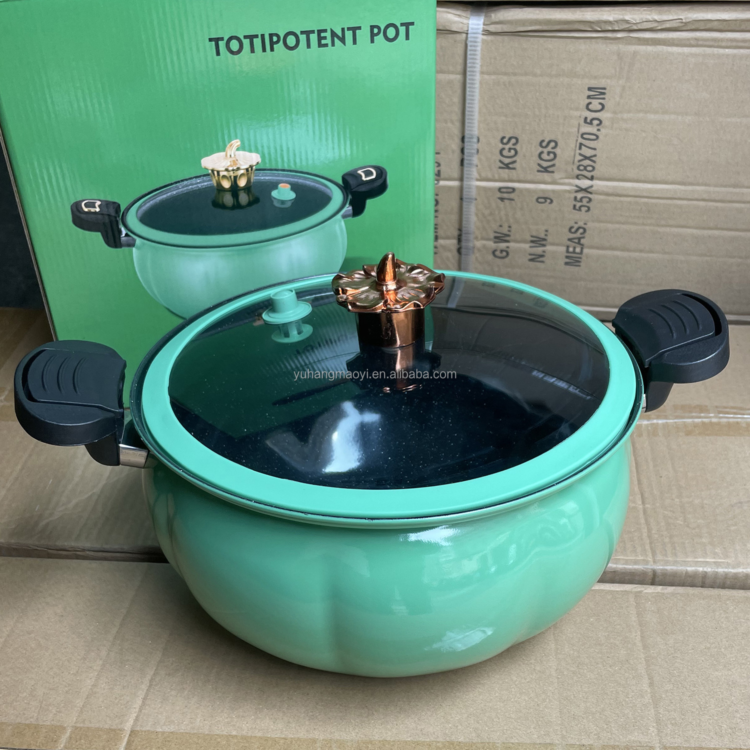 8L Orange Pumpkin Micro Pressure Pots New Home Type Soup Pot Multifunctional Non Stick Gas Stove Universal Soup Pot cookware