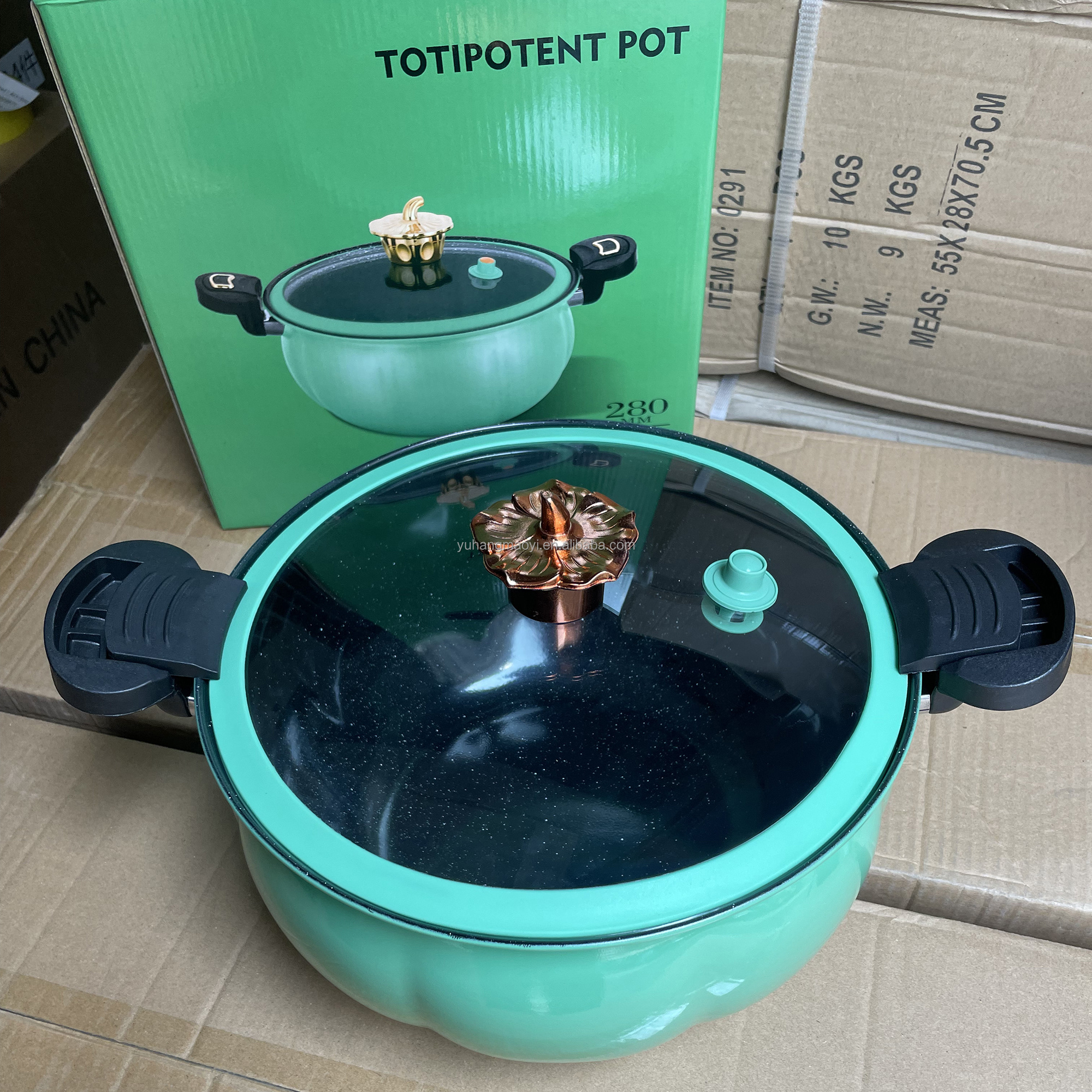 8L Orange Pumpkin Micro Pressure Pots New Home Type Soup Pot Multifunctional Non Stick Gas Stove Universal Soup Pot cookware