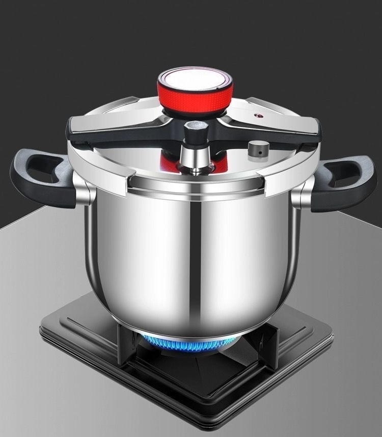 Universal Gas Stove Induction Cooker 304 Stainless Steel Pressure Cooker Thickened Large Capacity 9 Litre High Pressure Cooker