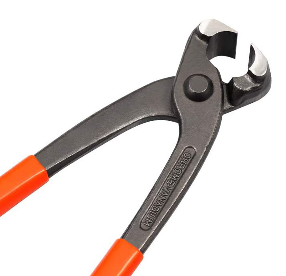 YHMPECP007  10 Inches Ear Clamp Plier Standard Jaw Ear Clamp Pincers Chrome Vanadium Steel Crimping Tool