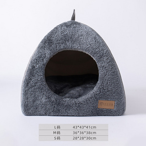 Nest Triangle Closed Thickened Mat Small and Medium-Sized Dogs Kennel Winter Warm