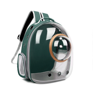 Transparent cat bag 2023 new portable space capsule pet bag wholesale breathable backpack