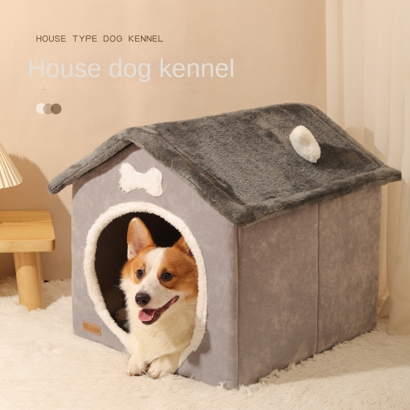 Kennel Dog Bed House Type Pet Four Seasons Available Nest Removable and Washable Room Tent Supplies