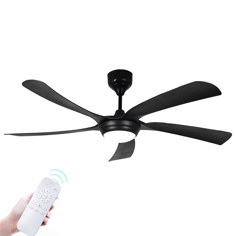 Cheap Price  European Styles Modern abs 56 Inch  dc Motor Led Light Ceiling Fan With Remote Control