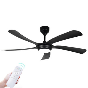 Cheap Price  European Styles Modern abs 56 Inch  dc Motor Led Light Ceiling Fan With Remote Control