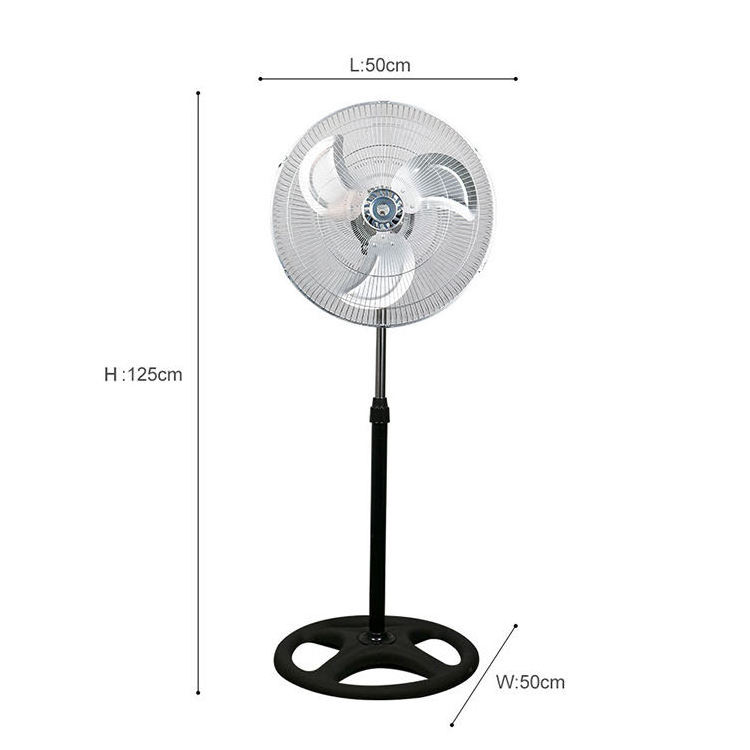 2023 The Newest Electric Fan 18inch Retro Metal Stand Fan 18 Inch Hot Sale Electric Industrial Stand Fan