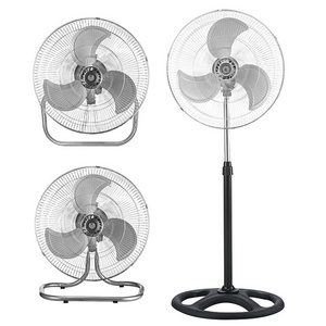 Professional 18 inch Ac Air Cooling 3in1 Stand Fan Big Industrial Fan