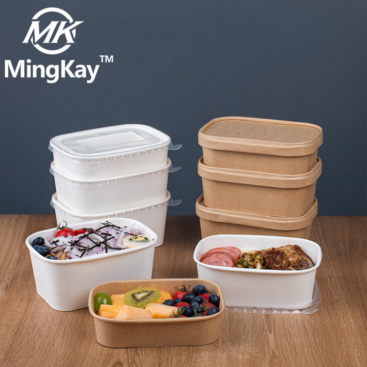 Take Away Packaging Lunch Box Bowl Biodegradable Disposable Aluminum Food Container