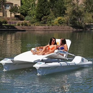 Water Fun Sport Equipment PE Electrically Powered Catamaran.Boat