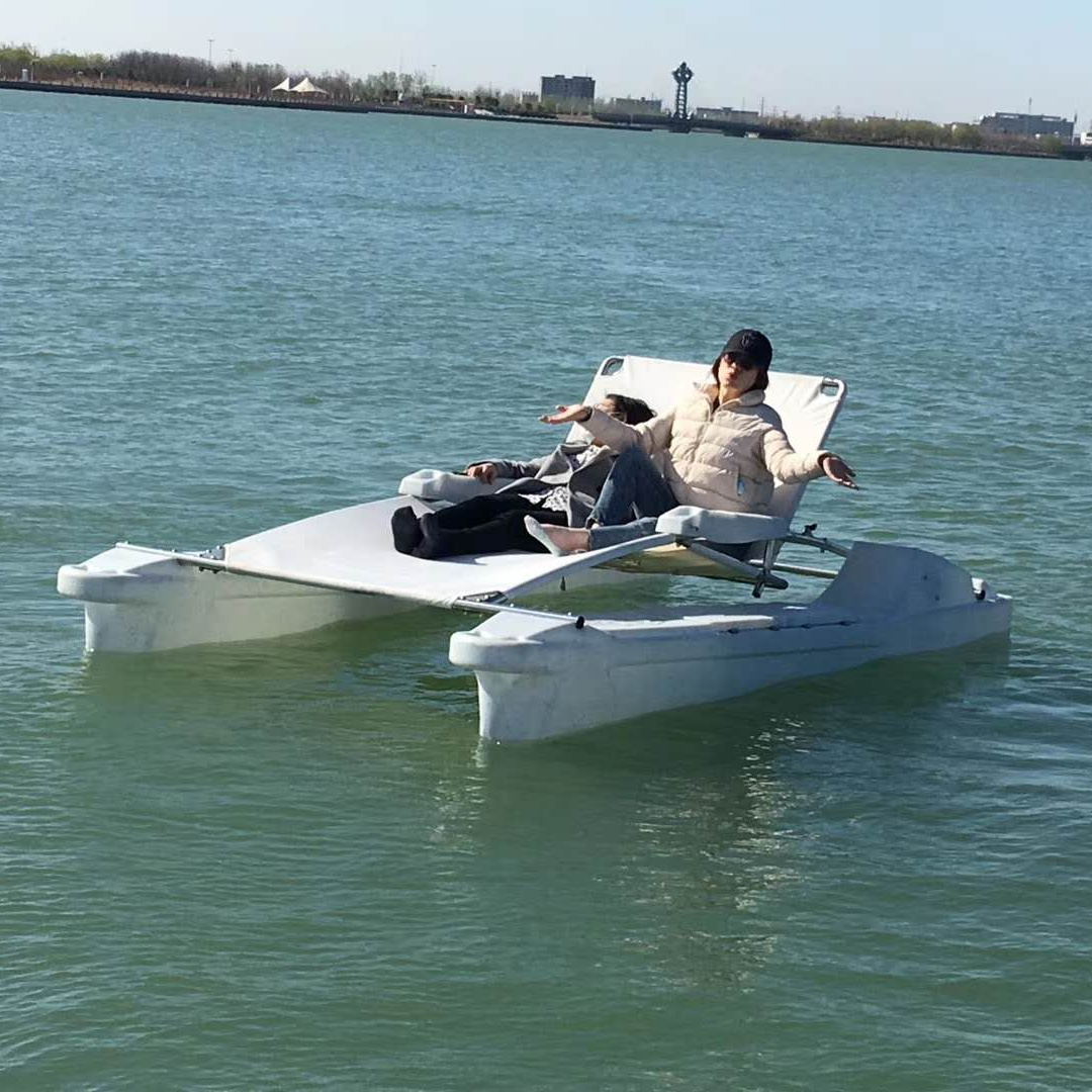 Water Fun Sport Equipment PE Electrically Powered Catamaran.Boat