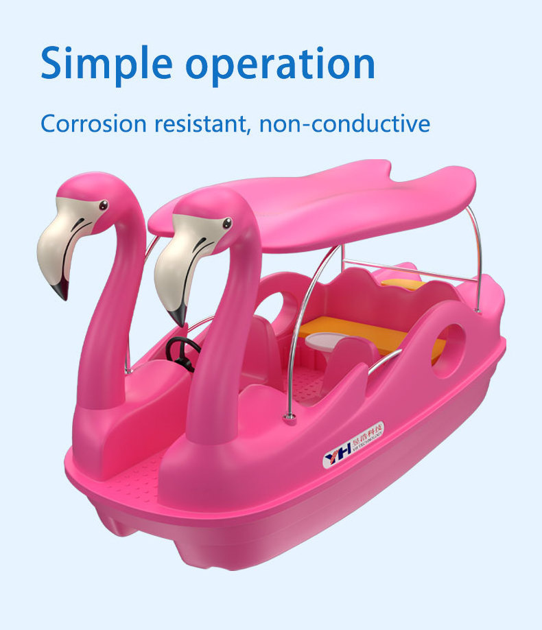 New Coming Swan Flamingo Electric  boat Water Bike boat