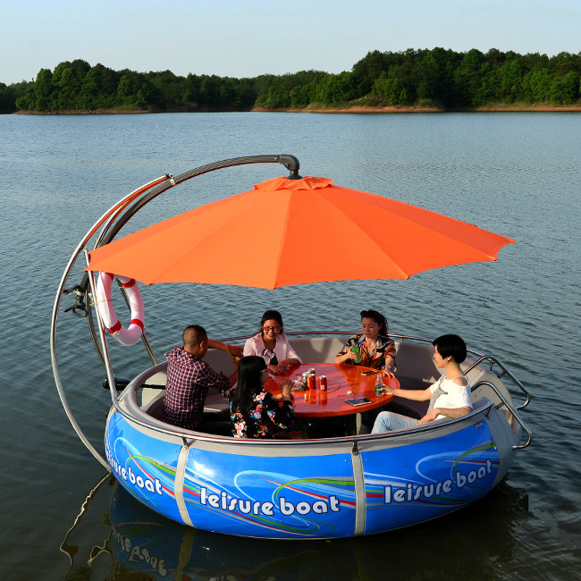 Portable Cheap Floating BBQ Donut Boat Grill Boat yacht barbecue boat