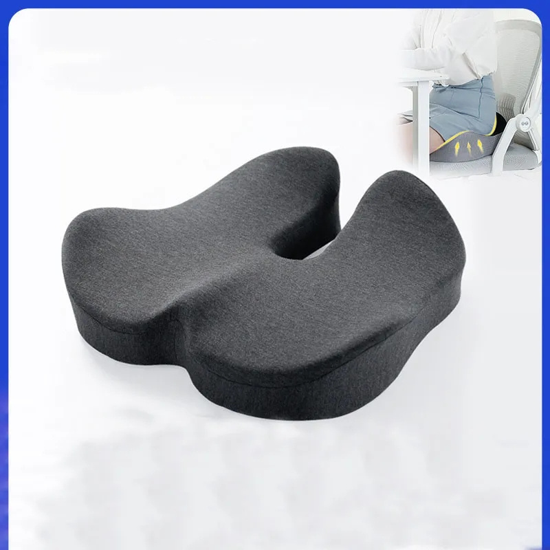 High Density Zero Pressure Memory Foam Orthopedic Seat Cushion for Relax the hips