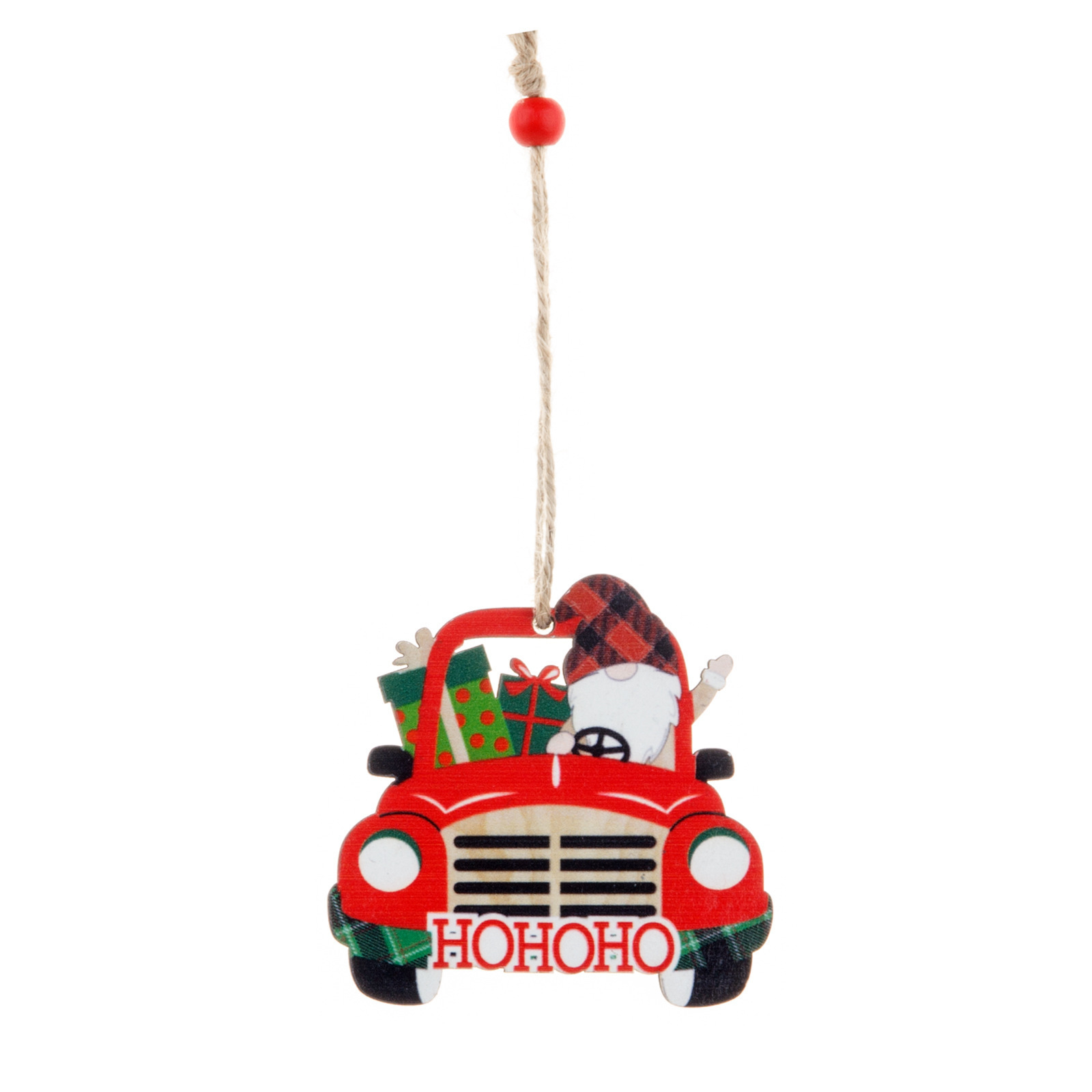 Customized Christmas Tree Hanging Car Ornaments Wooden Christmas Hanging Wooden Ornaments Wooden Tree Decor