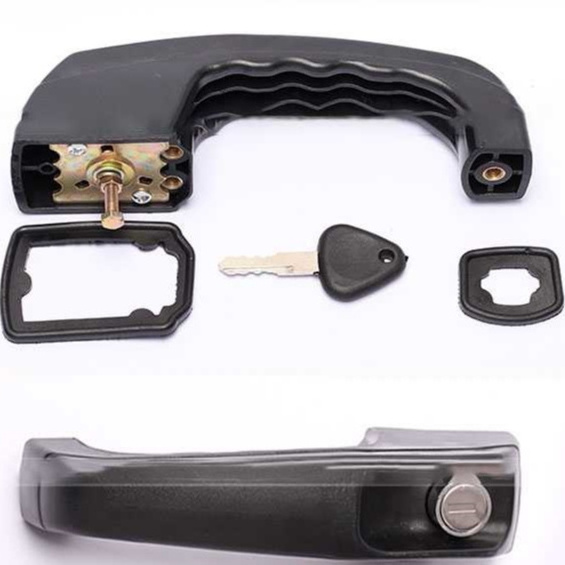 252910833 DS502A-7 XCMG XE60CA Excavator Accessories outer handle lock XCMG Cab door lock assembly