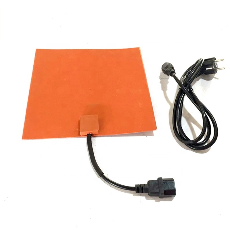 12v 100w 150w 200w Industrial flexible silicone rubber battery powered heating element for Pizza Hot Food Delivery Bag