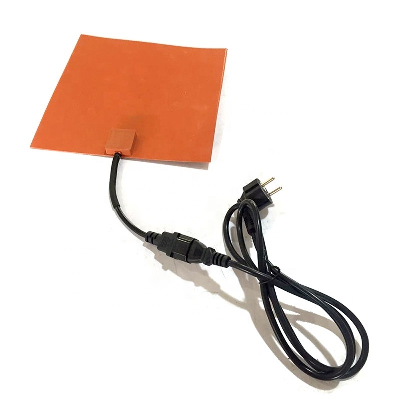 12v 100w 150w 200w Industrial flexible silicone rubber battery powered heating element for Pizza Hot Food Delivery Bag