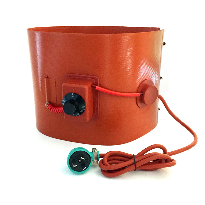 200l 1740*250mm electric drum heater jacket with pvc insulation gas cylinder heater