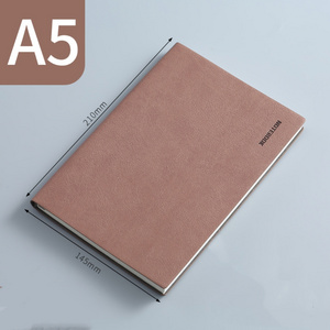 Brown Custom Soft Cover PU Leather Note book A5 Travelers Notebook Wholesale Journal