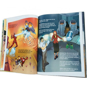 Custom cheap price comic book printing service direct manga books printing factory