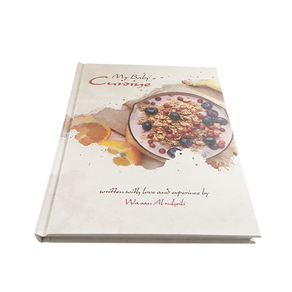 High Quality Custom Full Color Cooking Food Book Cookbook Hardcover Recipe Book Printing Service