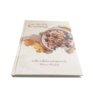 High Quality Custom Full Color Cooking Food Book Cookbook Hardcover Recipe Book Printing Service