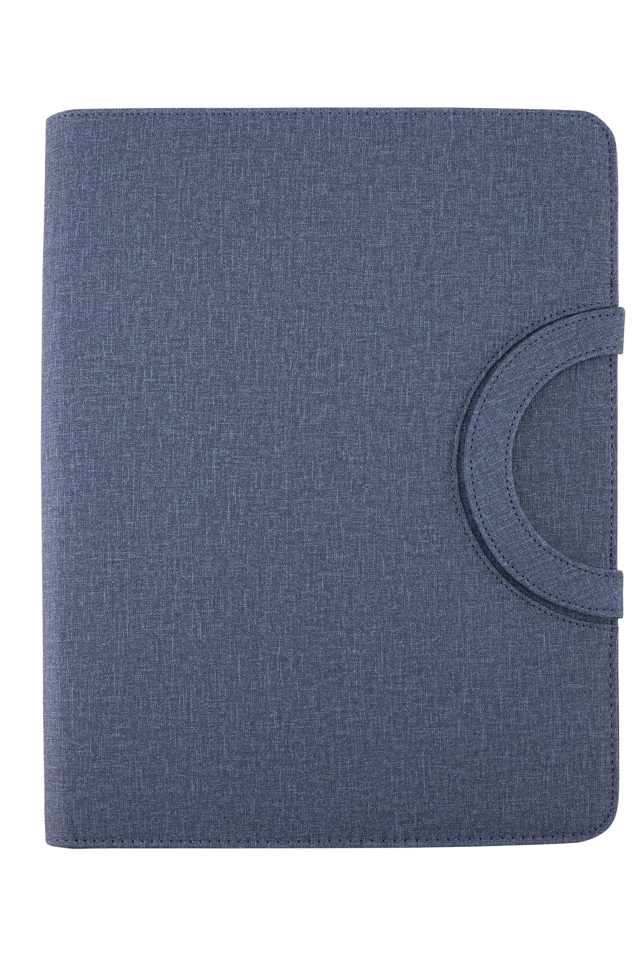 Business custom LOGO a4 document executive conference portfolio zipped folder a4 ring