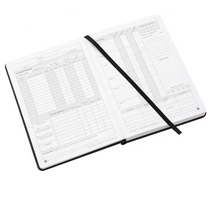 Custom Weekly Monthly Planner Printing Pu Cover Private Label Journals And Planners