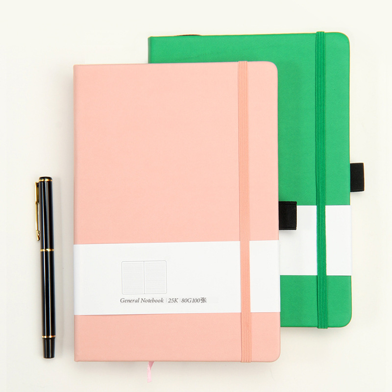 Provide Your Design Ready Green PU Leather Notebook A5 Planner 2024 Agenda Personalized Diary Different Designs