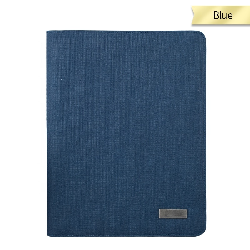 New Arrival Shipping To Door Custom A5 Leather Journal Agendas 2020 Planner Wireless Portfolio Power Notebook Zipper Closure