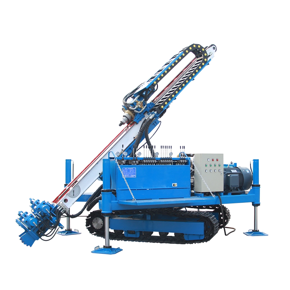 FlexiROC D50D55 DTH surface drill rig for quarrying and mining 45m90-152mm Crawler Drilling Rig