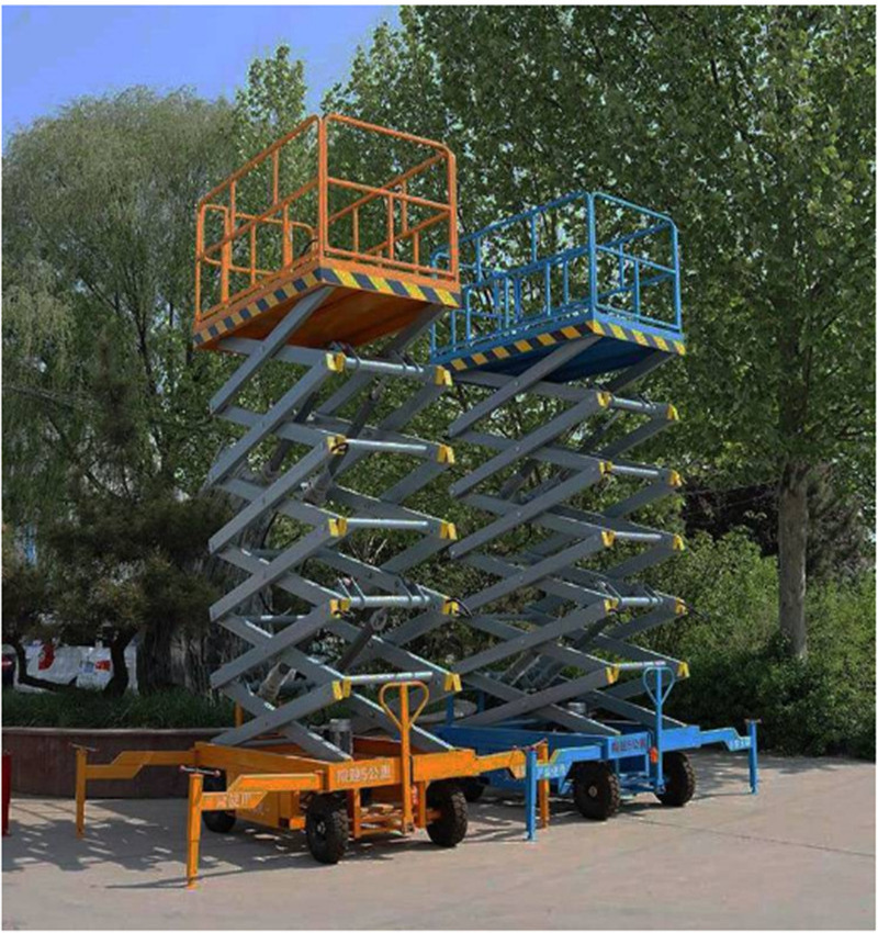 Mobile Insulating Fiberglass Scaffolding Parts 3m electric lifting tripod Standard Mobile Platform 500kgLift Table