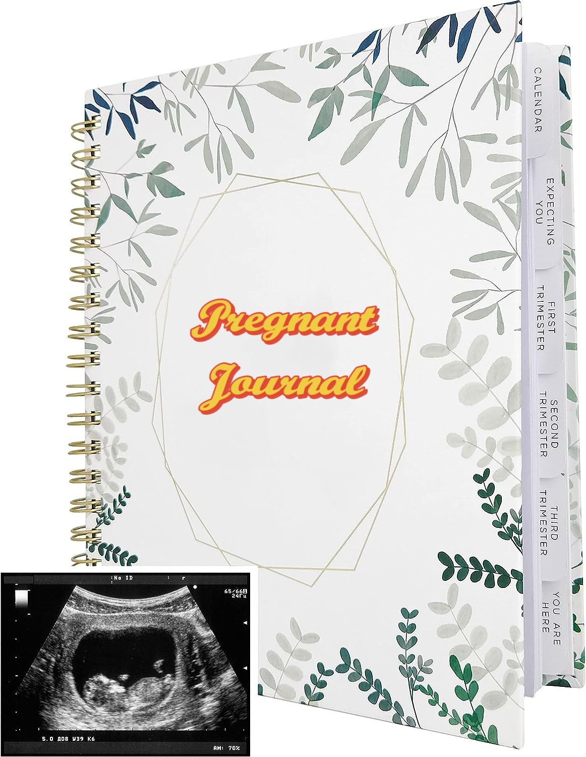 Spiral Custom Printing Hardcover Pregnancy Diary Keepsake Daily Gift Record Baby Journal Memory Book