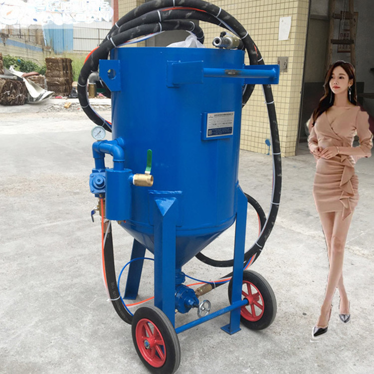 China factory price Bottles And Pans Batch Sand Blasting Machine,Manual sanlaster,A Sanlasting Hopper