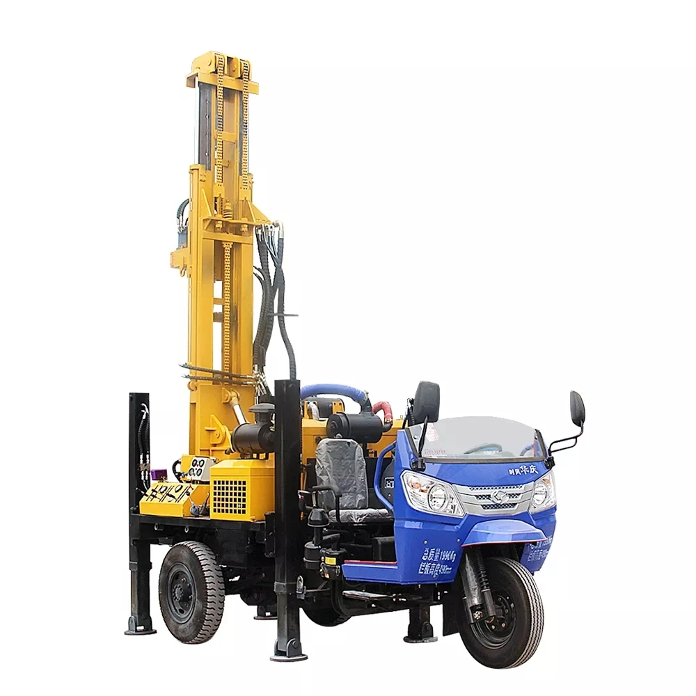 industria motor and diesel small water well drilling rig machine 100m soil testing drilling rig for sale Water Drilling Machine