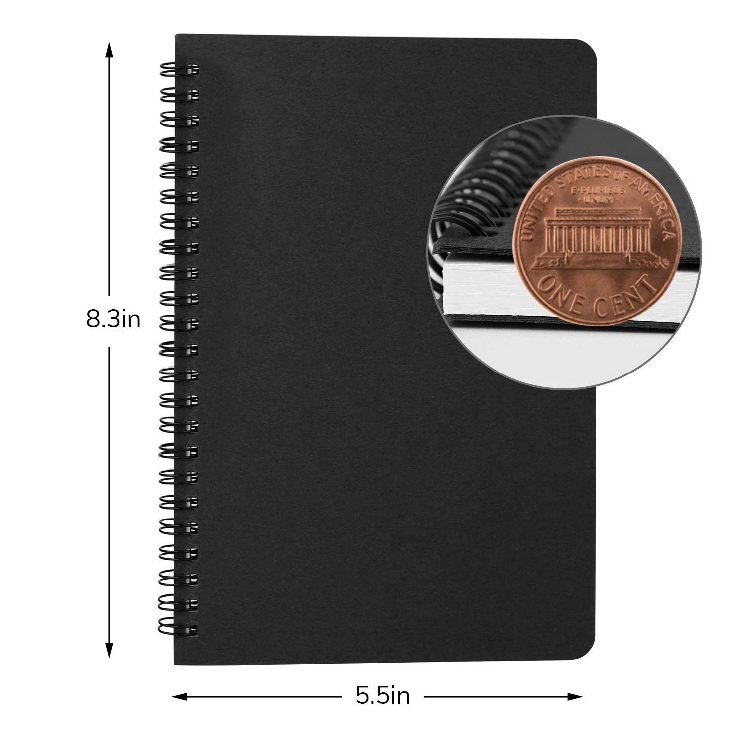 Wholesale customizable cheap school paper note book custom a4 a5 a6 size hardcover spiral notebook printing for students