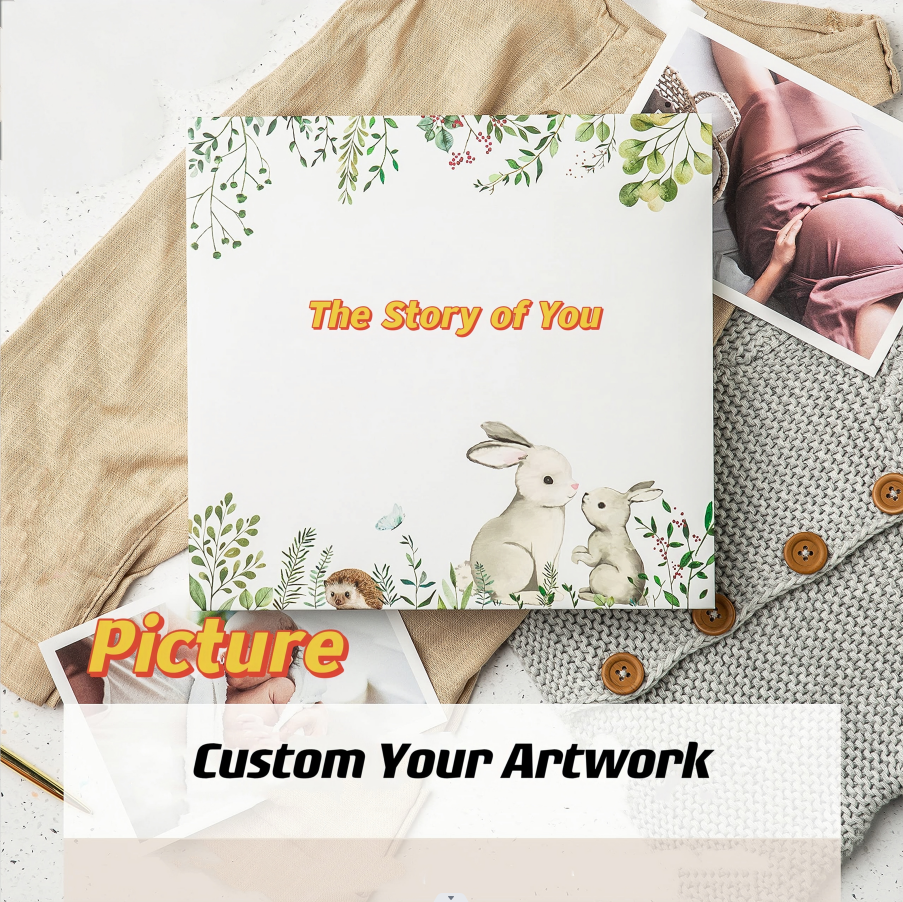 Custom Printing Paper Baby First Year Pregnancy Planner Journal Memory Book For Expecting Moms