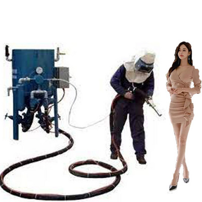 portable dry sand blasting machine with air compressor sanlaster for sale Sand Blasting Booth